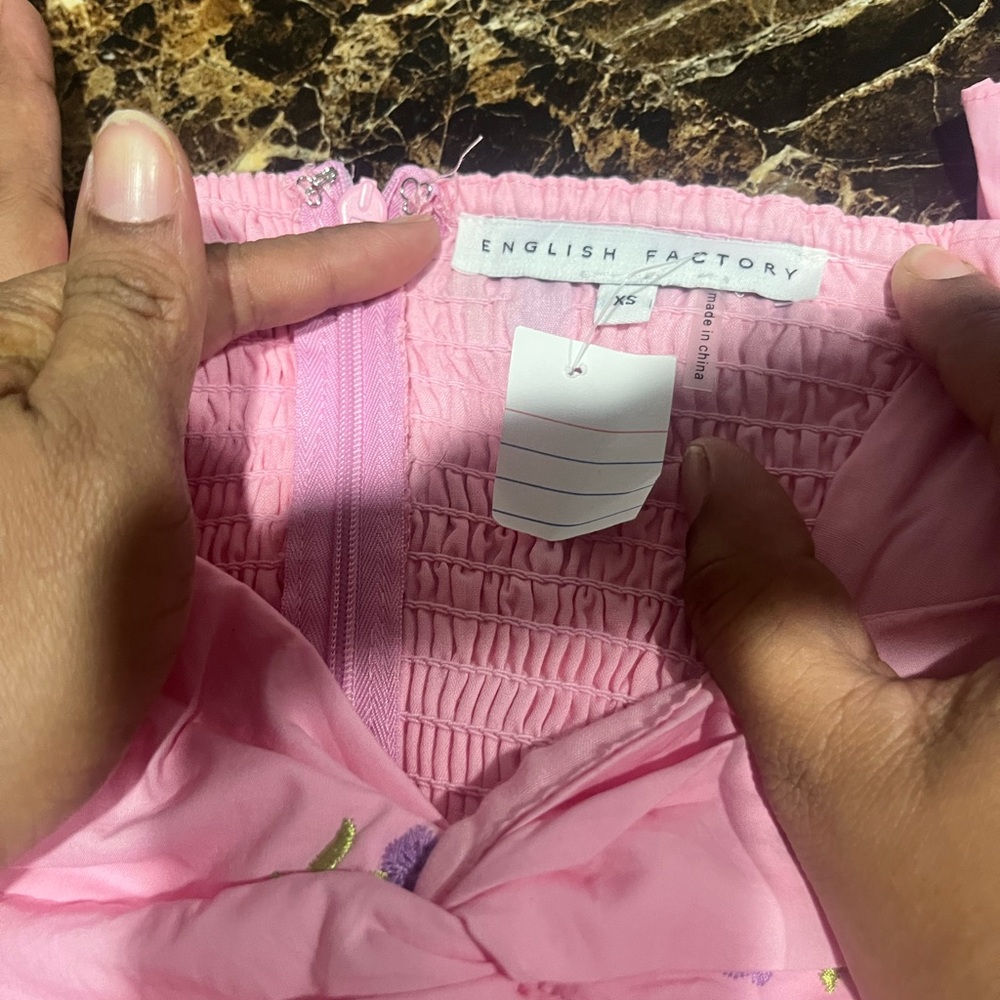 English Factory Light Pink Kids Skirt